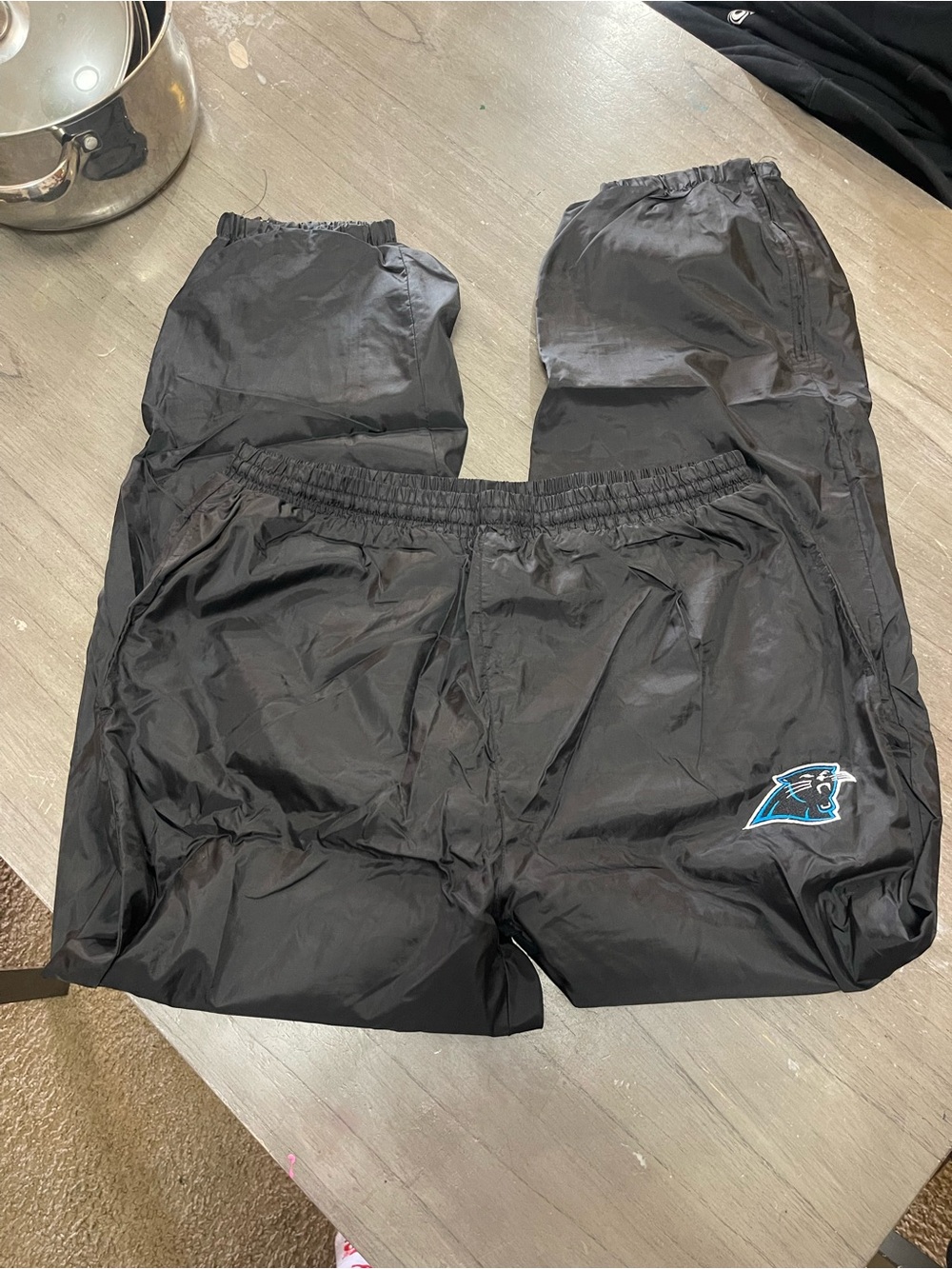 Men’s Black Windbreaker Track Pants